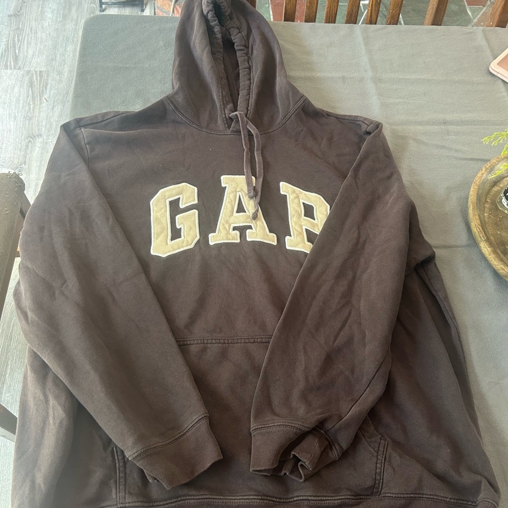 GAP Chocolate Brown Fleece Hoodie